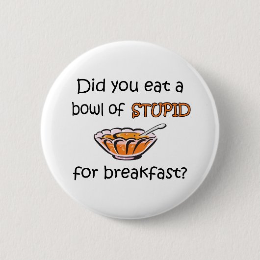 愚かのボール 缶バッジ (正面)