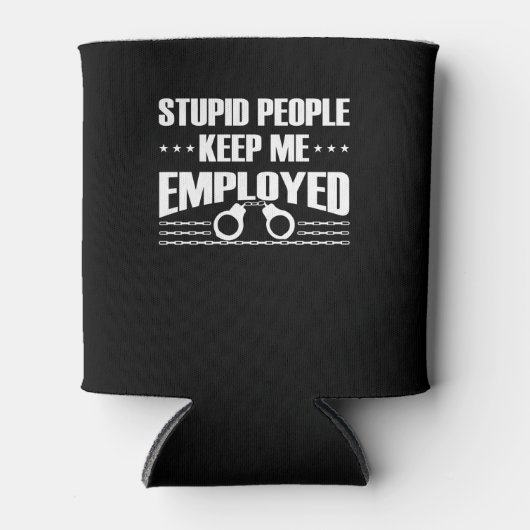 愚か保な矯正官の雇用 缶クーラー (正面)