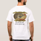 愚か固定できませんワイシャツそれを投票できます Tシャツ (裏面)