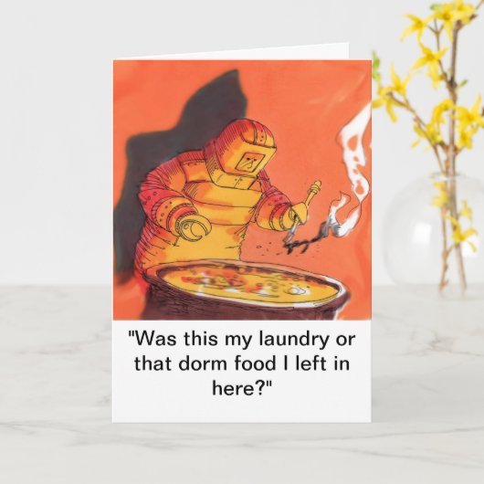 愚か者からの幸運 カード (黄色い花)