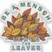 愚か者で離れする離れ シール (正面)