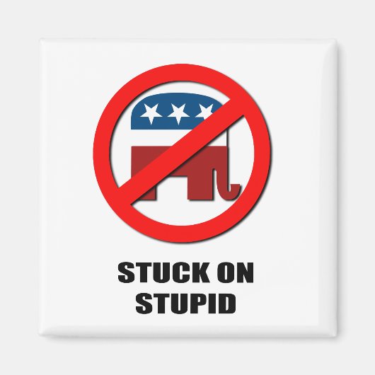 愚か者に耐える マグネット (正面)