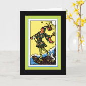 愚か者のグリーティングカード カード (黄色い花)