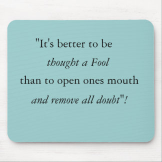 愚か者のマウスパッド マウスパッド