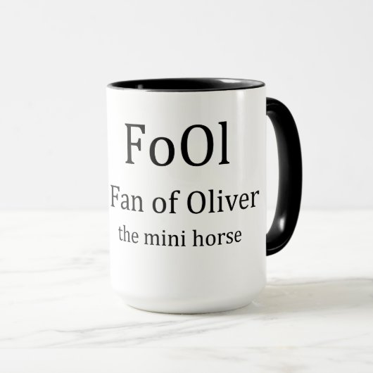 愚か者のマグ マグカップ (正面右)