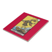 愚か者の占いカードのイメージ タイル (側面)