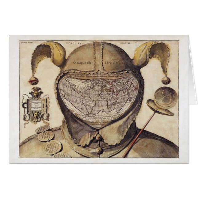 愚か者の帽子の世界地図 (正面横)