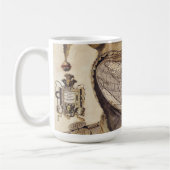 愚か者の帽子の世界地図 コーヒーマグカップ (左)