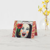 愚か者の心 カード (黄色い花)