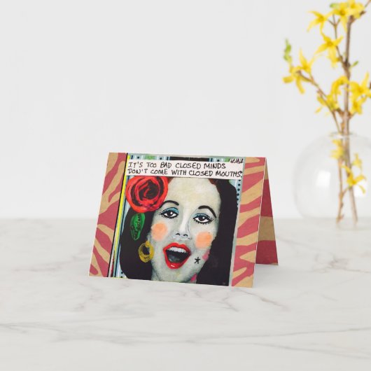 愚か者の心 カード (黄色い花)