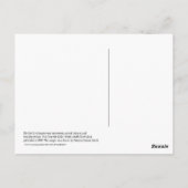 愚か者の郵便はがき ポストカード (裏面)