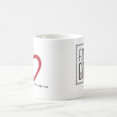 愚か者の金ゴールドのマグ コーヒーマグカップ (中央)