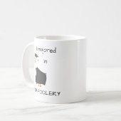 愚か者の鵞鳥を喜んだ コーヒーマグカップ (正面左)