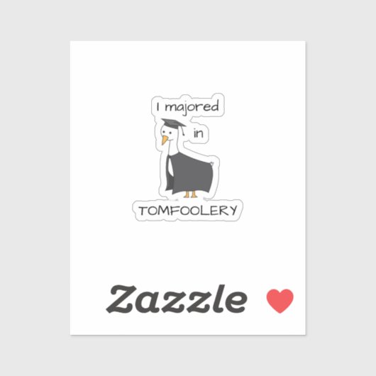 愚か者の鵞鳥を喜んだ シール (シート)