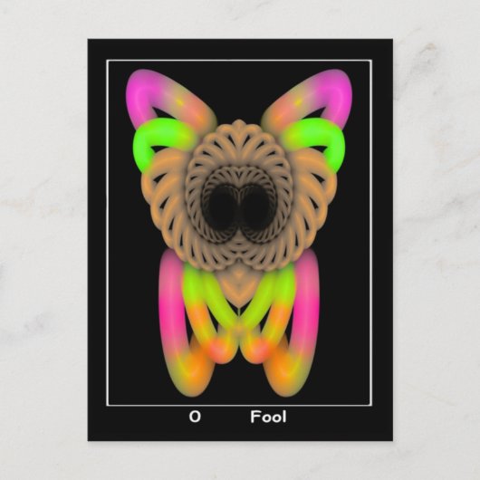 愚か者タロットカード アドバイスカード (正面)