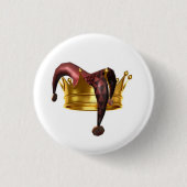 愚か者及び王Logo Button 缶バッジ (正面)