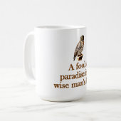 愚か者天国 コーヒーマグカップ (正面左)