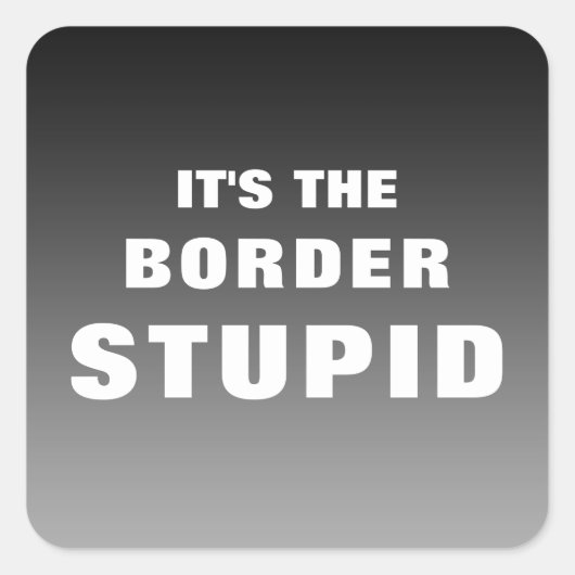 愚か者縁どだ スクエアシール (正面)