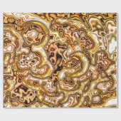 愚か者金ゴールド ラッピングペーパー (フラット)