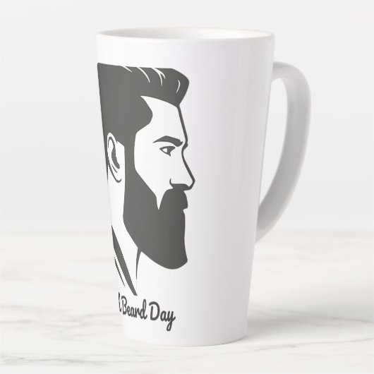 愚か者 カフェラテマグ (右アングル)