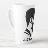 愚か者 カフェラテマグ (左アングル)