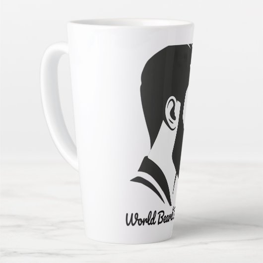 愚か者 カフェラテマグ (左アングル)