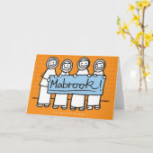 愚か者 カード (黄色い花)