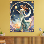 愚か者 – タロット絵画ズ キャンバスプリント (インサイチュ (リビング))