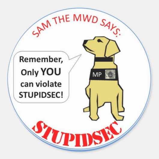 愚か者 ラウンドシール (正面)