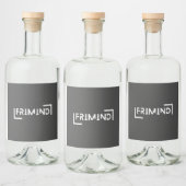 愚か者 リキュールボトルラベル (ボトル)