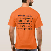 愚か Tシャツ (裏面)