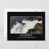愚は自らの報いだ ポストカード (正面/裏面)