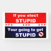 愚もしか選になる 横断幕 (横)