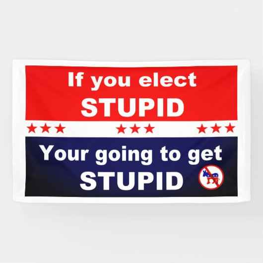 愚もしか選になる 横断幕 (横)