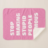 愚ストップ者を有名なカスタムに シェルパブランケット (正面(横))