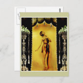 愚劣Ballerina_border ポストカード (正面/裏面)