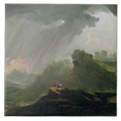 愚弄にまだ立つように日曜日に命じているジョシュア タイル (正面)