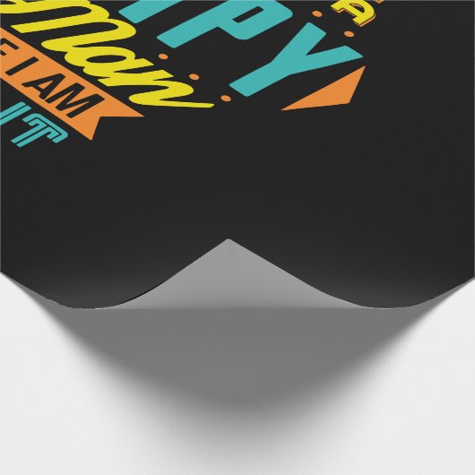 愚痴っぽい老人が完全に完成するとは夢にも思わなかった ラッピングペーパー (角)