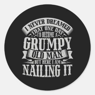 愚痴っぽい老人になるとは夢にも思わなかった ラウンドシール