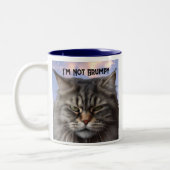 「愚痴も言わない」と皮肉なデザインマグ ツートーンマグカップ (左)