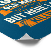 愚痴をこぼしている老人になるとは夢にも思わなかった ポスター (角)