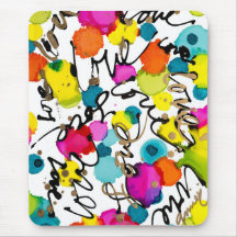 愛あなたのマウスパッドを囲む