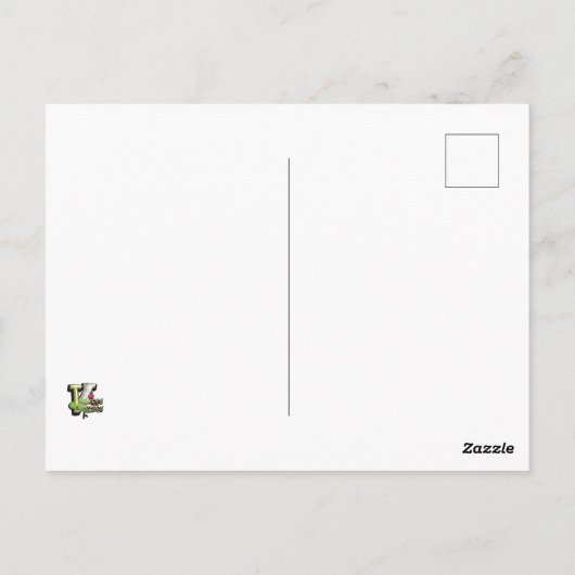 愛あなたの隣人はバックスのバンドエイドを取得パーソナライズされた ポストカード (裏面)