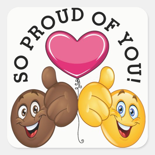 愛あなたの隣人オーバルステッカー スクエアシール (正面)