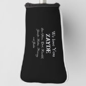 愛あなたザイデユダヤ人おじいちゃんギフトファミリー名 ゴルフヘッドカバー (回転90)