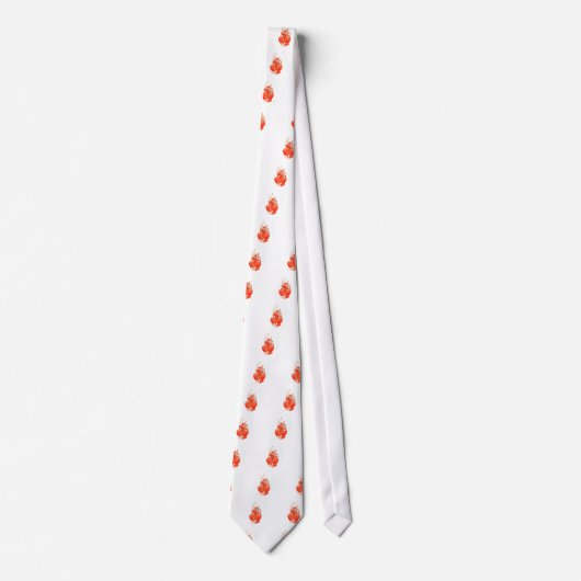 愛あなたハートバレンタインロマンチックな愛 ネクタイ (正面)