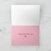 愛あなたバレンタインデーハート カード (内部)