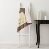 愛あなたパパ茶色とクリーム写真 シェルパブランケット (インサイチュ)