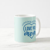 愛あなたママのための甘いコーヒーマグ コーヒーマグカップ (正面右)