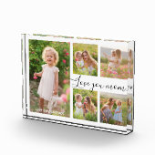 愛あなたママタイポグラフィママ日フォトコラージュ フォトブロック (右)